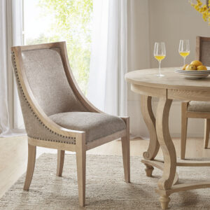 Upholstered Dining Chair with Nailhead Trim