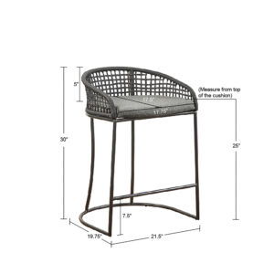 Woven Counter Stool 25"