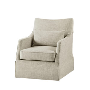 Skirted Swivel Chair