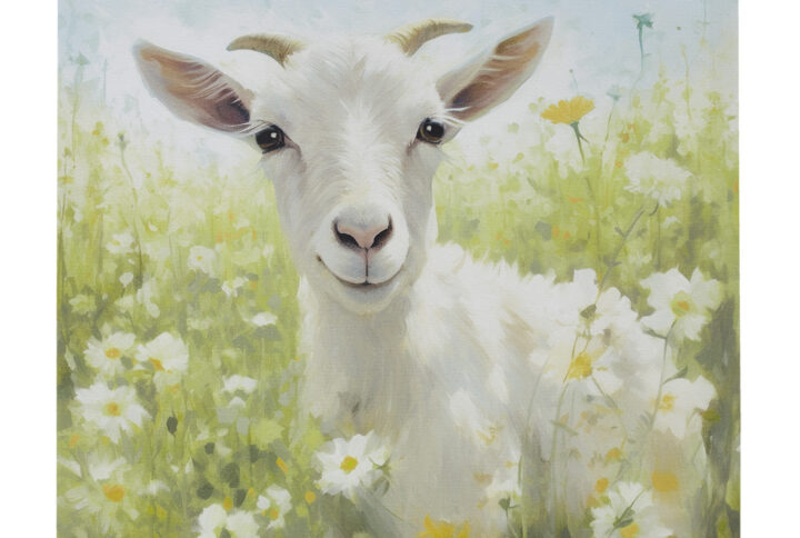 Goat Canvas Wall Art