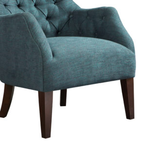 Button Tufted Wing Chair