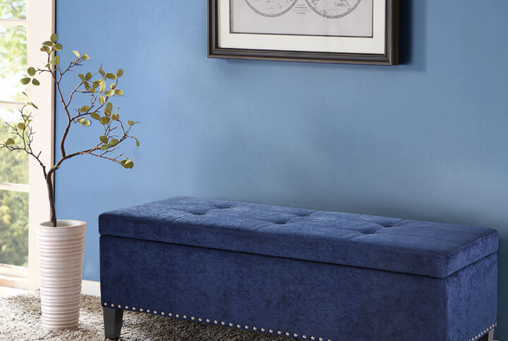 Tufted Top Soft Close Storage Bench