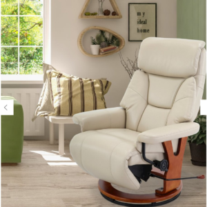 Relax-R™ Bishop Recliner Cobblestone Air Leather from Progressive Furniture