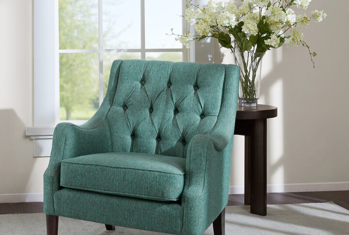 Button Tufted Accent Chair