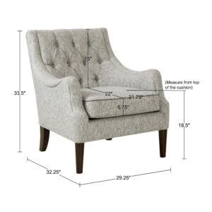 Button Tufted Accent Chair