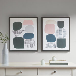 Gel Coat Framed Canvas 2 Piece Set