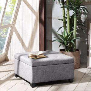 Soft Close Storage Ottoman