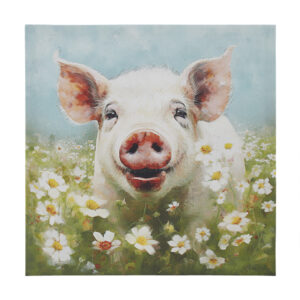 Pig Canvas Wall Art