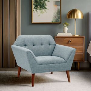 Newport Wide Mid-Century Modern Lounge Chair