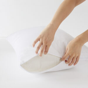 The Bed Guardian pillow protectors help protect your pillows from stains while forming a barrier between you and dust mites