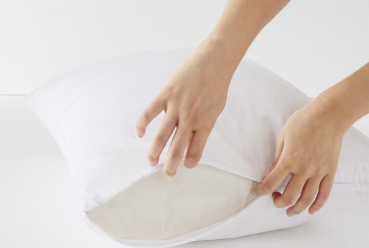 The Bed Guardian pillow protectors help protect your pillows from stains while forming a barrier between you and dust mites