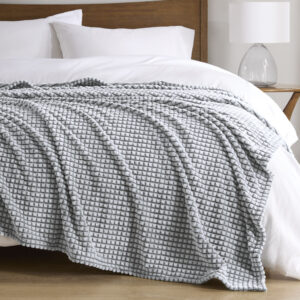 The back printed plush blanket is a perfect blend of traditional material with a modern design. Constructed of 100% polyester