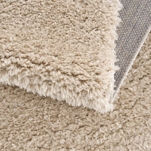 high pile that makes it well suited to high-traffic areas in your home. A transparent sprayed latex reverse helps prevent the area rug from sliding