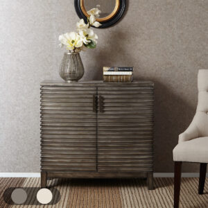 Include in your living space the Madison Park West Ridge Accent Chest. Rustic sophistication describes this linear design in grey color