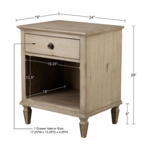 The Victoria night stand effortlessly combines