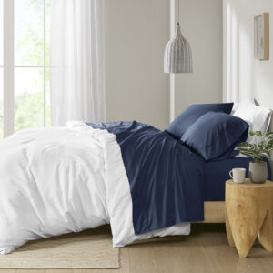 Sleep in year-round breathable comfort with these relaxed cotton sheet sets. These sheets have been lightly brushed for an ultra-soft feel. The percale weave combined with the cotton makes this the perfect sheet if you're looking for a cooler and airy good night's sleep. These sheets are also hypoallergenic and machine washable for easy care.