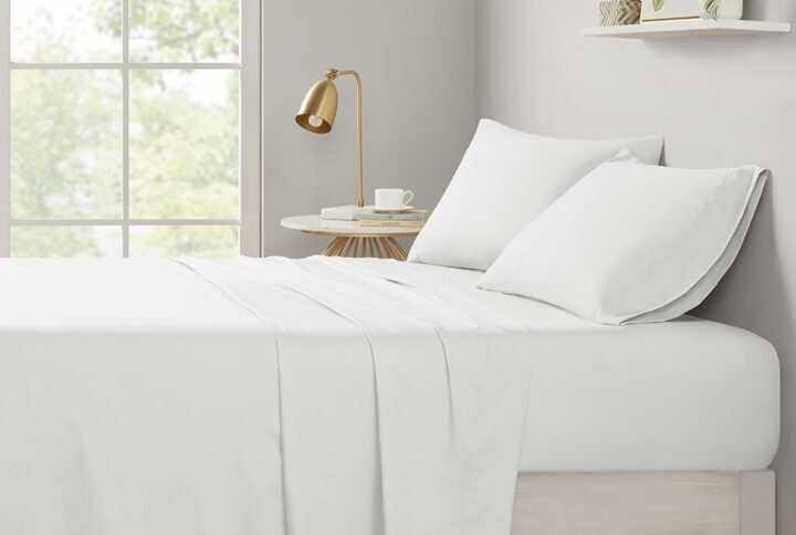 Ensure a comfortable night's sleep with this soft and smooth microfiber sheet set. Naturally wrinkle-free while providing the perfect comfort all year long. These sheets are also OEKO-TEX certified