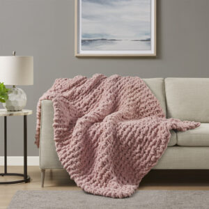 Indulge in pure comfort by wrapping yourself in the Madison Park Chenille Chunky Knit Throw. This chunky knit throw is handmade from luxurious chenille yarn to create a soft and cozy feel that's perfect to snuggle up in. The chunky knit throw is also OEKO-TEX certified