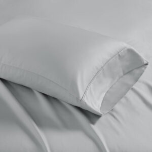 Experience luxurious sleep with our finest cotton blend pillowcases. Sateen weave is exclusively made of high-quality 1500 thread count which creates a glossy and smooth fabric. Keep your bedding pristine with this unique fabric blend that resists wrinkles and reduces shrinkage. These pillowcases have been brushed with a peached finish for an ultra-soft feel.This product is OEKO-TEX certified