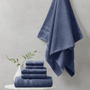 Our Beautyrest Plume 100% Cotton Feather Touch Towel 6 Piece Set offers a perfectly luxurious soft addition to your bathroom. Each towel is made from 750gsm premium quality cotton for a cashmere like hand feel that is also absorbent and durable; as the PVA free 3PLY zero twist like construction provides a long-lasting softness while also making this towel set economical and eco-friendly. These towels are Made in Green by OEKO-TEX