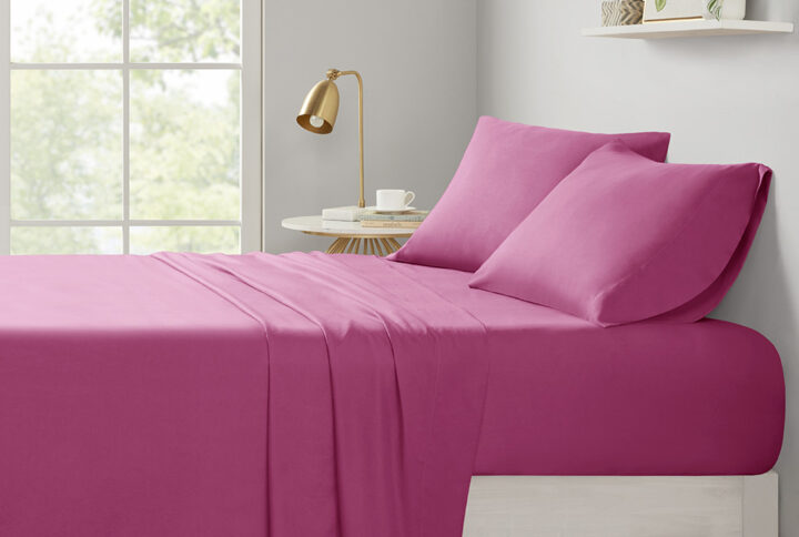 Ensure a comfortable night's sleep with this soft and smooth microfiber sheet set. Naturally wrinkle-free while providing the perfect comfort all year long. These sheets are also OEKO-TEX certified