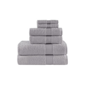 fresh touch to your bathroom decor. These 650gsm towels feature long staple GOTS certified organic yarns that are exceptionally soft and absorbent