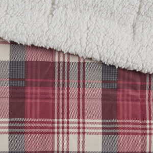 the Woolrich Tasha Down Alternative Throw is perfect for your home. This throw blanket features a red plaid print on ultra-soft cozyspun fabric with a lush berber reverse. The down alternative filling provides extra warmth and softness