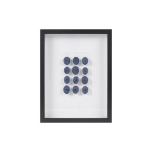 Our Martha Stewart Indigo Shells Framed Sea Urchin Shadow Box Wall Decor brings a modern coastal update to your home decor. This shadowbox wall art features 100% real sea urchin shells that are cut