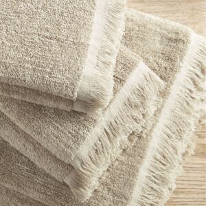 the INK+IVY Nova Cotton Dobby Slub 6 Piece Towel Set is the perfect soft and comfy addition to any bathroom. Made from 100% terry cotton