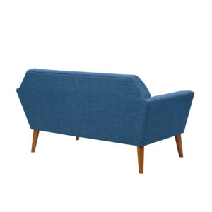 this mid-century loveseat chair is sure to make a statement in your living room. Leg assembly required.