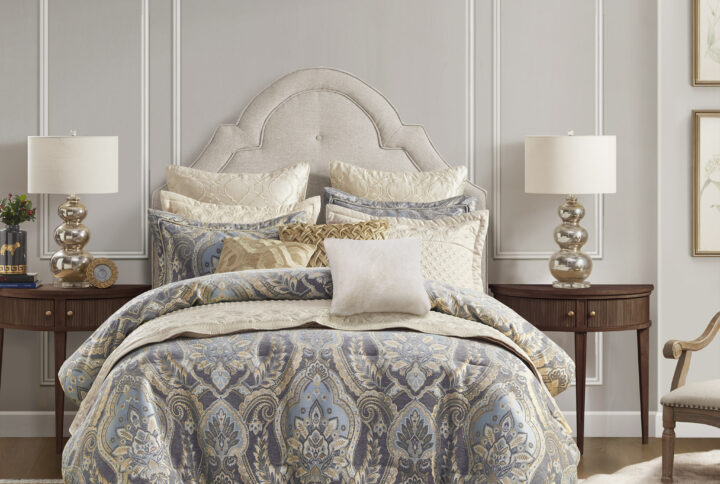 Inspired by the maximalist patterning and decor of the 17th century French royalty