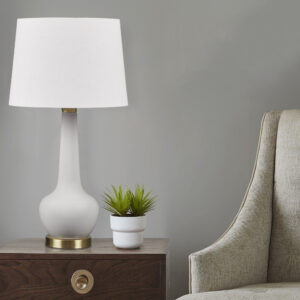 Radiate charm with the 510 Design Zazie Table Lamp. Its genie-style design