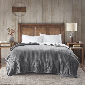 Sleep in ease in the Woolrich heated blanket with Secure Comfort Technology