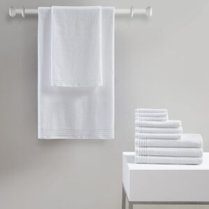 The 510 Design Big Bundle 100% Cotton 12 PC Bath Towel Set provides a simple and easy update to complete your bathroom. This lightweight towel set is made from 100% cotton for a super soft and natural feel