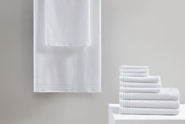 The 510 Design Big Bundle 100% Cotton 12 PC Bath Towel Set provides a simple and easy update to complete your bathroom. This lightweight towel set is made from 100% cotton for a super soft and natural feel