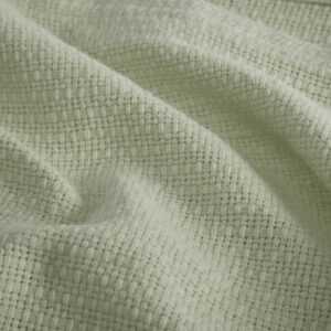 this lightweight blanket is perfect for year round use. The cotton blanket is OEKO-TEX certified