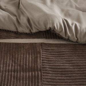 the Dallas comforter set is perfect for you. Made from polyester micro corduroy