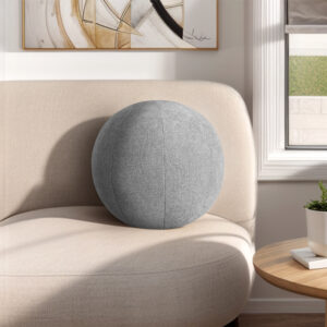 Create an outstanding and exclusive look to your space with the Chapel Hill Round Ball pillow. The 11" round silhouette brings a touch of playfulness and adds an element of unique visual interest. Dressed in a subtle neutral tone with a cozy texture