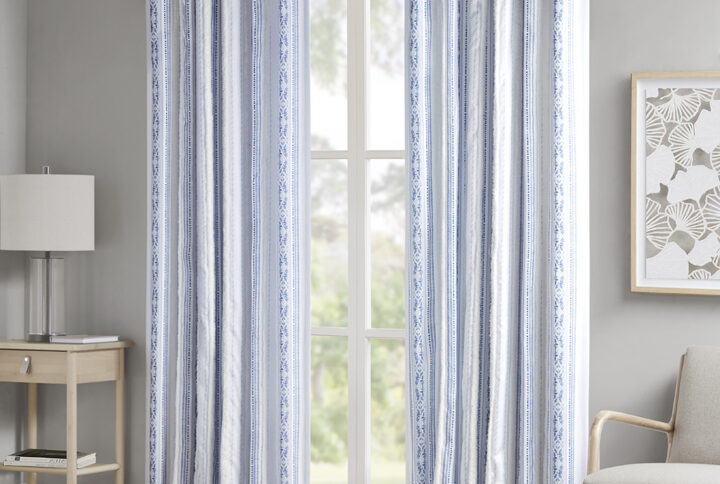 Elevate your home decor with our boho navy curtains