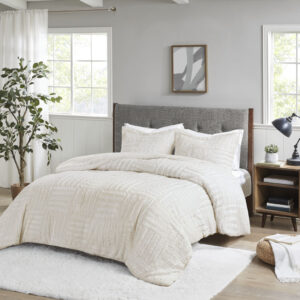 Add warmth and comfort to your bed with the Arctic faux fur down alternative comforter. The faux fur is incredibly soft and smooth and features a checkboard design for added texture and dimension. The set includes 2 shams (1 sham for T size) and is machine washable for easy care. This comforter set is also OEKO-TEX certified