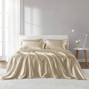 Fall asleep in smooth and luxurious comfort with our wrinkle-free satin sheets. These satin sheets are gentle on your skin and hair