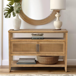 Discover the Naomi Storage Console Table from Martha Stewart's Lily Pond collection