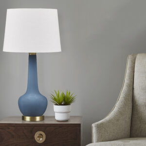 Radiate charm with the 510 Design Zazie Table Lamp. Its genie-style design