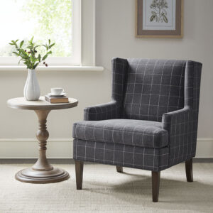 Complement your living room with farmhouse charm of the Martha Stewart Decker Accent Chair. Part of the Exclusive Martha Stewart Bedford Collection