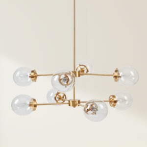 Introducing the Calista 8-Light Metal Chandelier