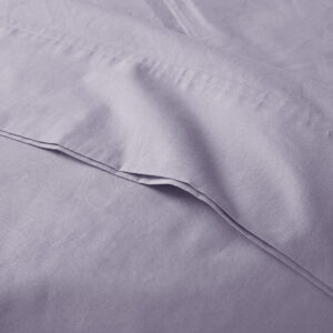 Sleep in year-round breathable comfort with these relaxed cotton sheet sets. These sheets have been lightly brushed for an ultra-soft feel. The percale weave combined with the cotton makes this the perfect sheet if you're looking for a cooler and airy good night's sleep. These sheets are also hypoallergenic and machine washable for easy care.