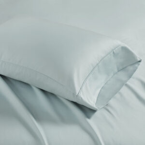 Experience luxurious sleep with our finest cotton blend pillowcases. Sateen weave is exclusively made of high-quality 1500 thread count which creates a glossy and smooth fabric. Keep your bedding pristine with this unique fabric blend that resists wrinkles and reduces shrinkage. These pillowcases have been brushed with a peached finish for an ultra-soft feel.This product is OEKO-TEX certified