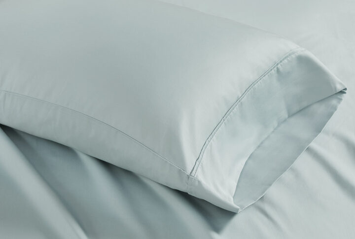 Experience luxurious sleep with our finest cotton blend pillowcases. Sateen weave is exclusively made of high-quality 1500 thread count which creates a glossy and smooth fabric. Keep your bedding pristine with this unique fabric blend that resists wrinkles and reduces shrinkage. These pillowcases have been brushed with a peached finish for an ultra-soft feel.This product is OEKO-TEX certified