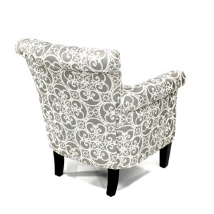 this club chair brings a chic style to your home decor. Leg assembly required.