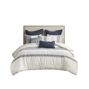 this comforter set includes 2 matching shams and 2 waffle euro shams (3 for king size)